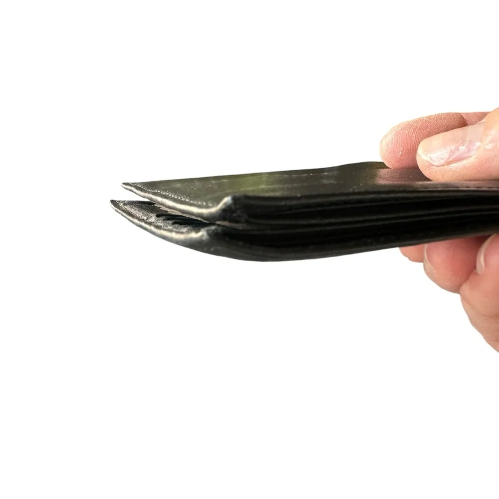 Men’s Black Buxton Bifold Genuine Cowhide Leather Wallet
